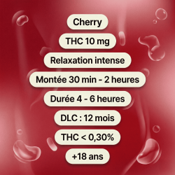 Gummies THC 10mg Cherry - Diamonds