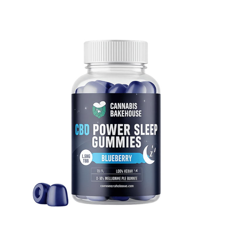 Gummies CBD Power Sleep Blueberry x60 - Cannabis Bakehouse
