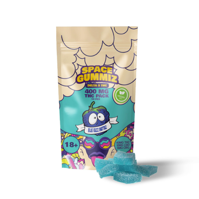 Gummies 400mg Blue Razz Mattazz – Space Gummiz