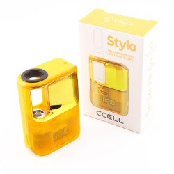Batterie Vape CCell Stylo 500mAh – Jaune, filetage 510