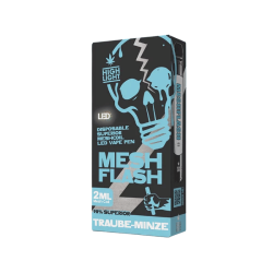 Vape Traube Minze 2ml - Mesh Flash