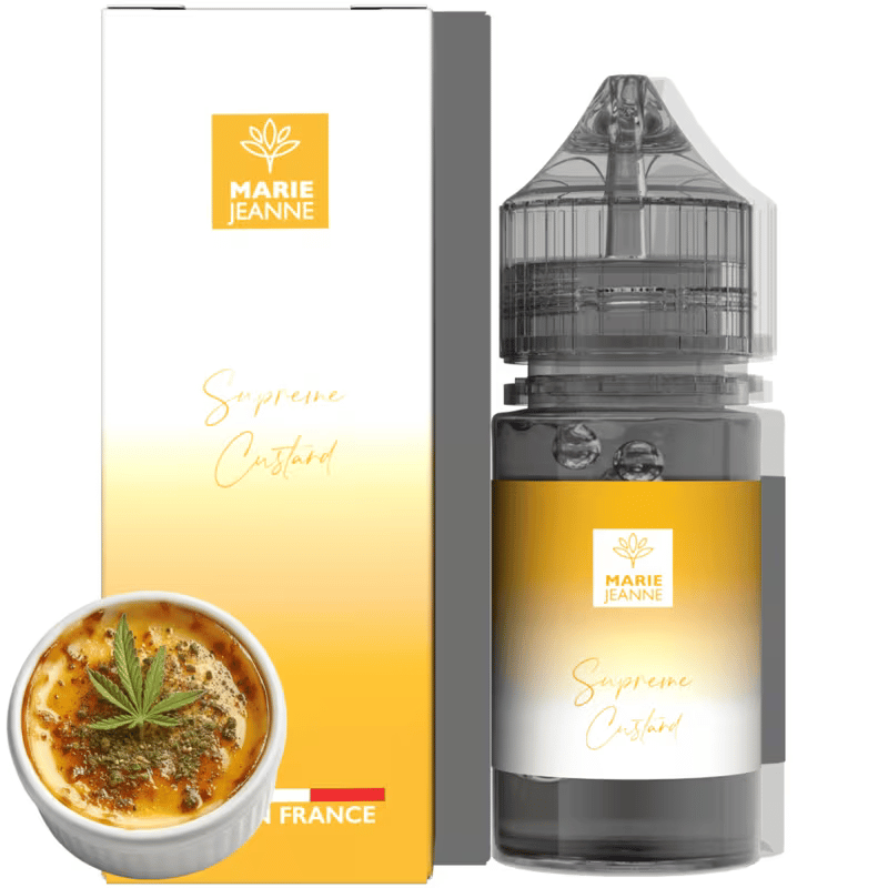 E liquide CBD 1000mg Supreme Custard 30ml - Marie Jeanne