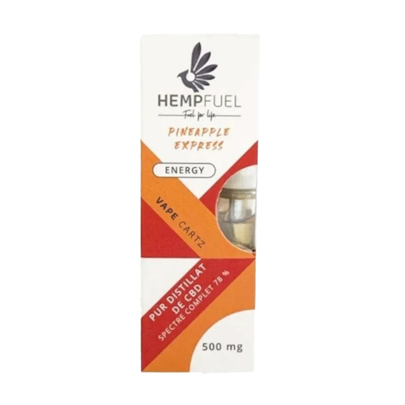 Cartouche CBD 500mg "Pineapple Express" 0.5ml - Hempfuel