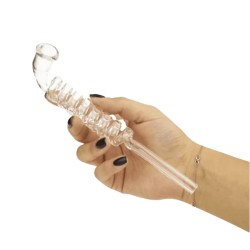 Pipe CBD "Spirale" en verre 17cm - Kawum