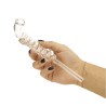 Pipe CBD "Spirale" en verre 17cm - Kawum