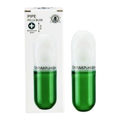 Pipe CBD "Pills" en verre 10cm - Champ High