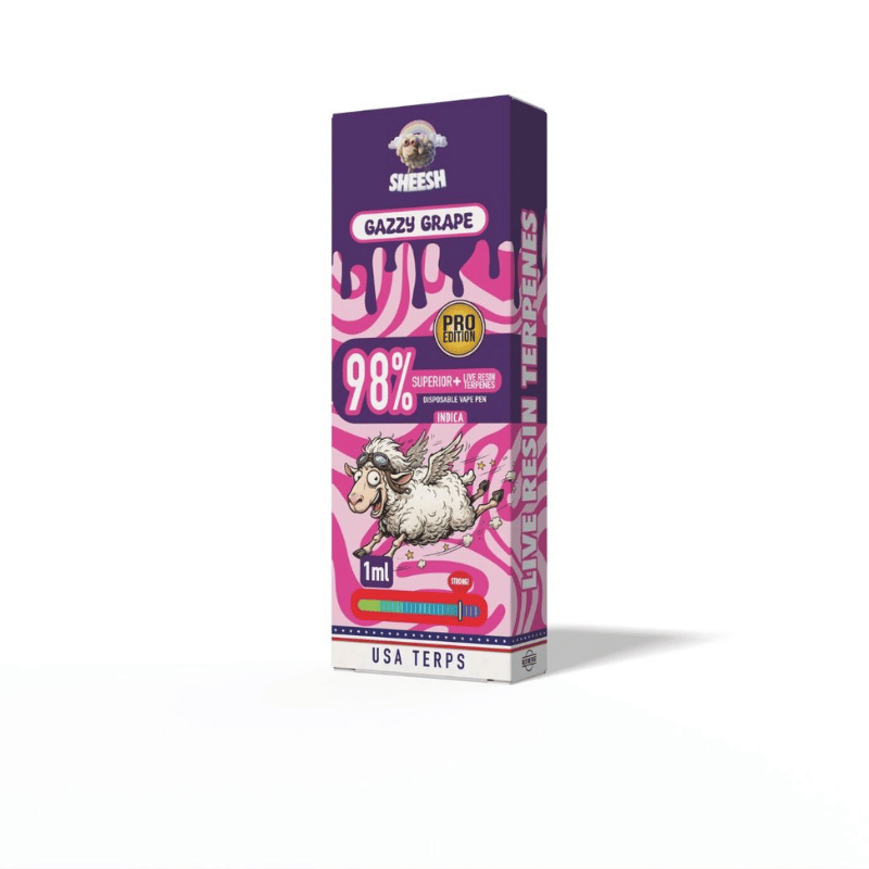 Vape Gazzy Grape Pro Edition 1ml - Sheesh