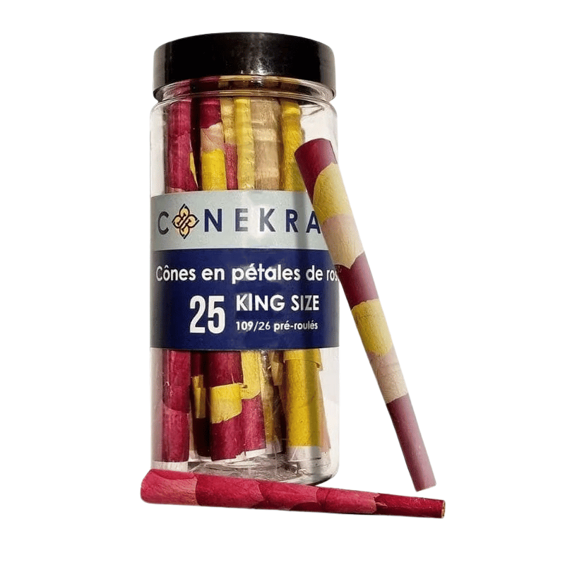 Cône pré-roulé Pétale de Rose king size x25 - Conekraft