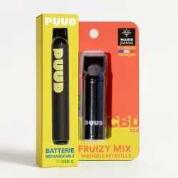 PUUD Fruizy mix Full Spectrum + Batterie - Marie Jeanne CBD