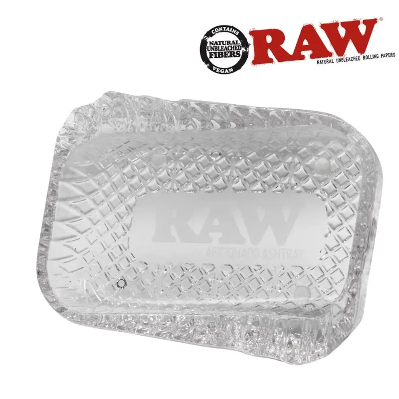 Cendrier en verre RAW Aficionado 6 encoches | Gardenz