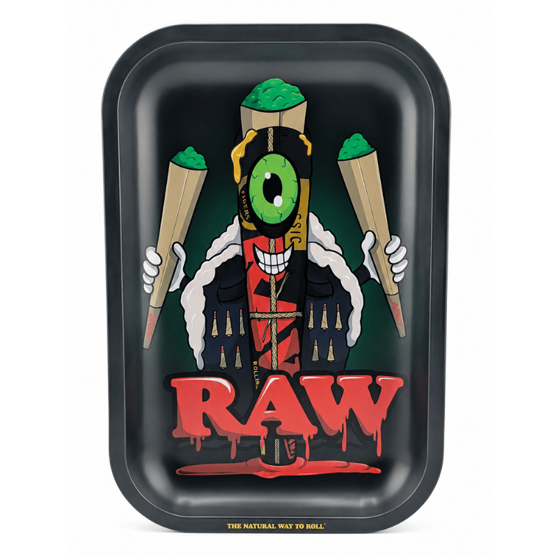 Plateau à rouler small - Black Cone monster - Raw