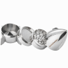 Grinder Silver spaceship 50mm - Champ high