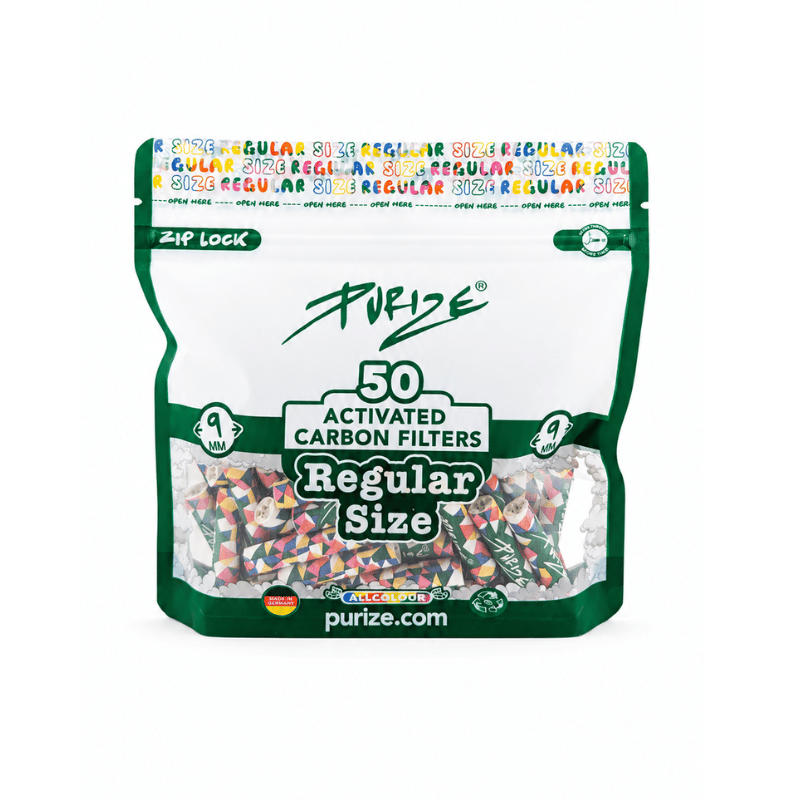 Filtres joint charbon actif Regular ø9mm x50 - Purize