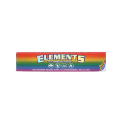 Feuilles à rouler King Size Slim Rainbow x32 - Elements