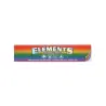 Feuilles à rouler King Size Slim Rainbow x32 - Elements