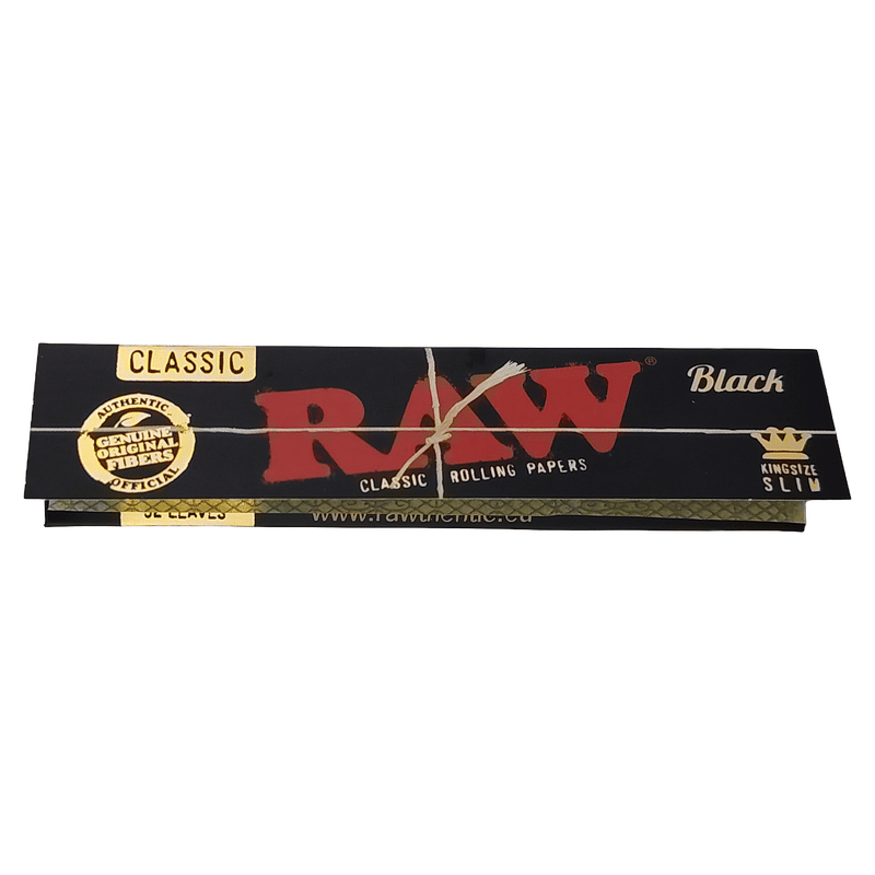 Feuilles à rouler Slim King Size classic Black- Raw