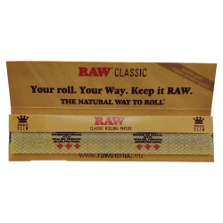 Feuilles à rouler classic king size slim - Raw