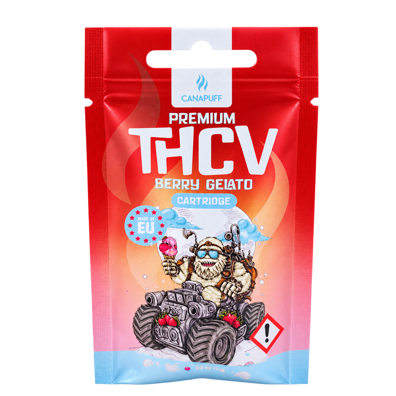 Cartouche Berry Gelato THCV 1ml 95% Canapuff | Gardenz