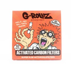 Filtres charbon actif 6mm noir x10 - G-Rollz