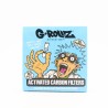 Filtres charbon actif 6mm Bleu x10 - G-Rollz