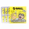 Filtres charbon actif 6mm jaune x10 - G-Rollz