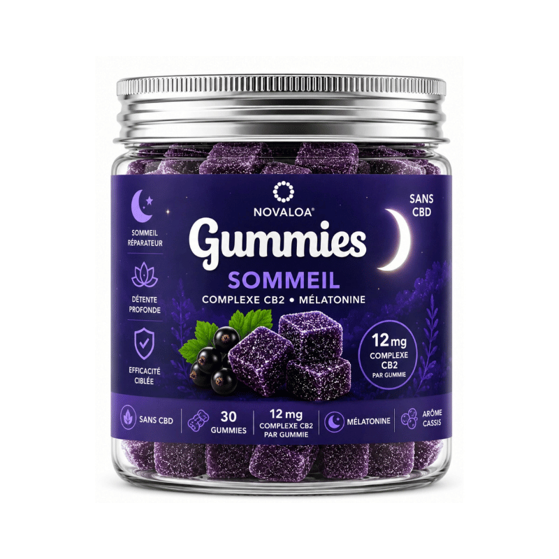 Gummies Sommeil Cassis Mûre - Novaloa