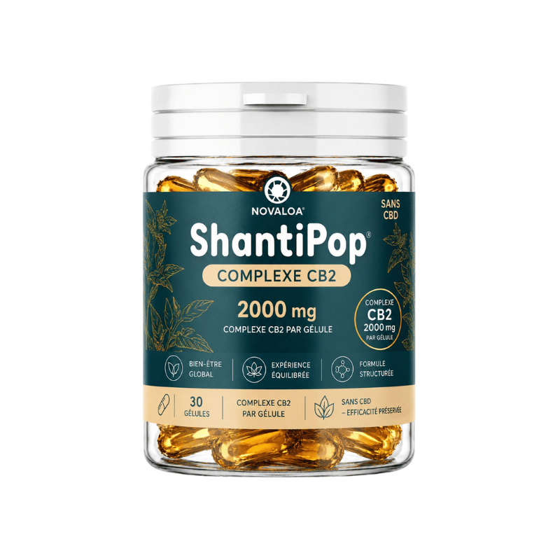 Gélules Shantipop Complexe CB2 2000mg - Novaloa