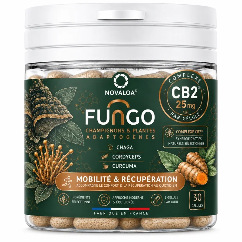 Gélules Confort Musculaire Fungo CB2 - Novaloa | Gardenz