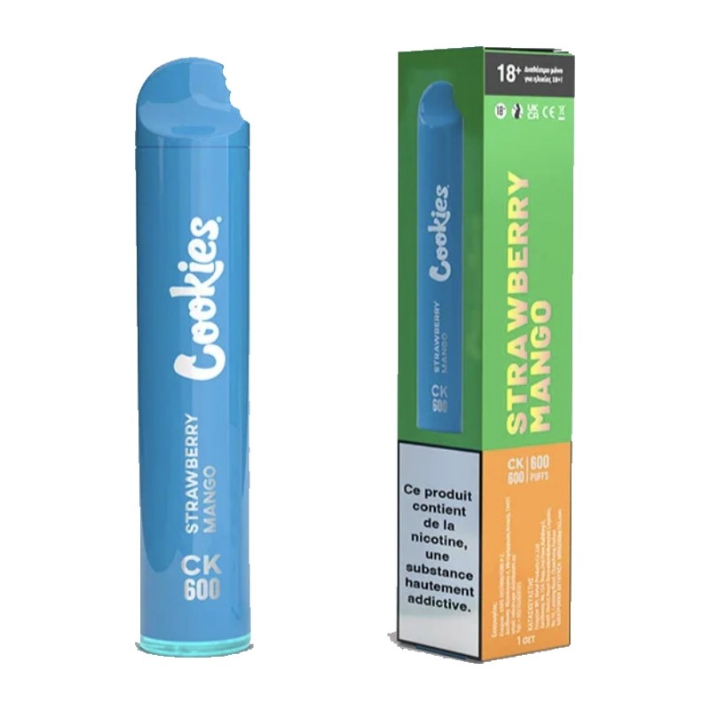 Vape Strawberry Mango 600 puffs Cookies | Gardenz