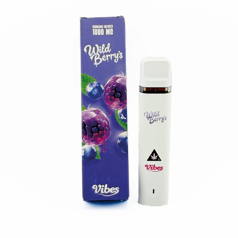 Vape Wild Berrys 1000 mg VIBES | Signature Blend Cannabis – Gardenz