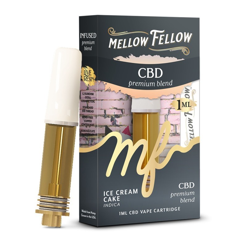 Cartouche Ice Cream Cake CBD 1 ml 510 Mellow Fellow | Gardenz