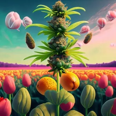 Aromes - Skittlez 4 + P - Fleur 4 + p