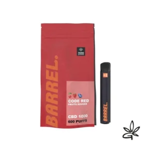 barrel-code-red-600-puffs-1000mg-cbd-cbd-marie-jeanne-e-liquide-cbd-vapoteuse-cbd