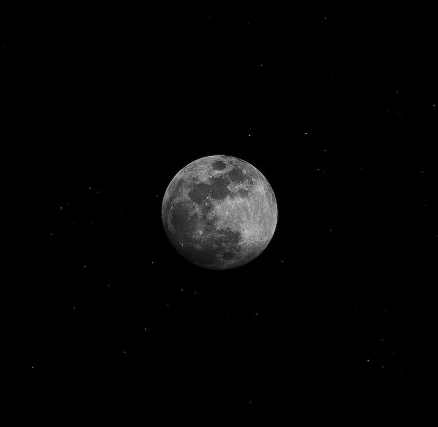 lune moon rock vue d'un satellite