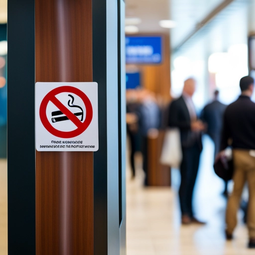 affichage interdiction de fumer et vapoter