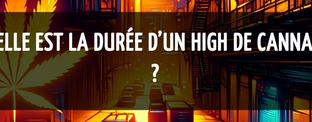 Quelle est la durée d’un high de cannabis ?