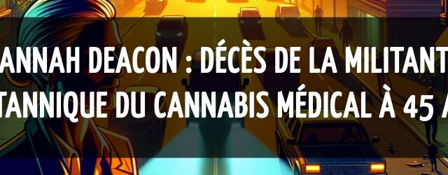 Hannah Deacon : Décès de la militante britannique du cannabis médical à 45 ans