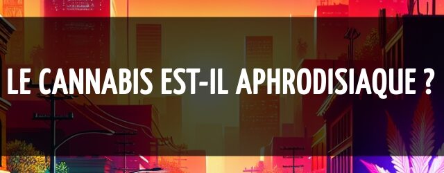 Le cannabis est-il aphrodisiaque ?