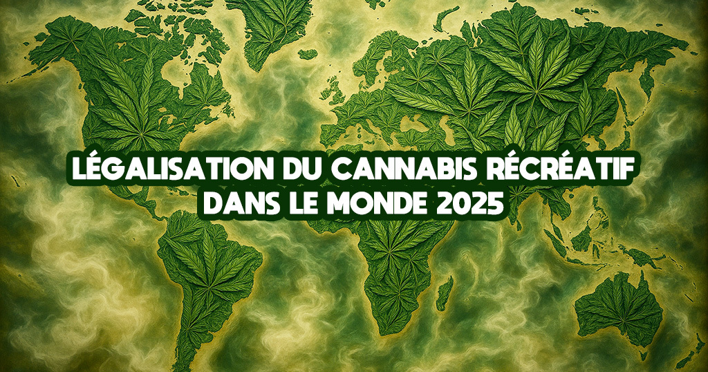 Légalisation du cannabis dans le monde en 2025 : où c’est légal, dépénalisé, toléré ou interdit