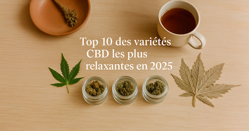 Top 10 des variétés CBD les plus relaxantes en 2025