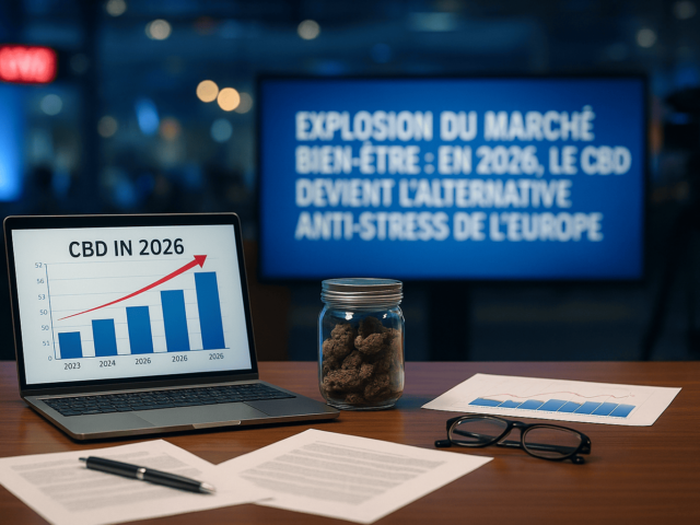 Explosion du marché bien-être : le CBD devient l’alternative anti-stress qui redessine l’Europe en 2026