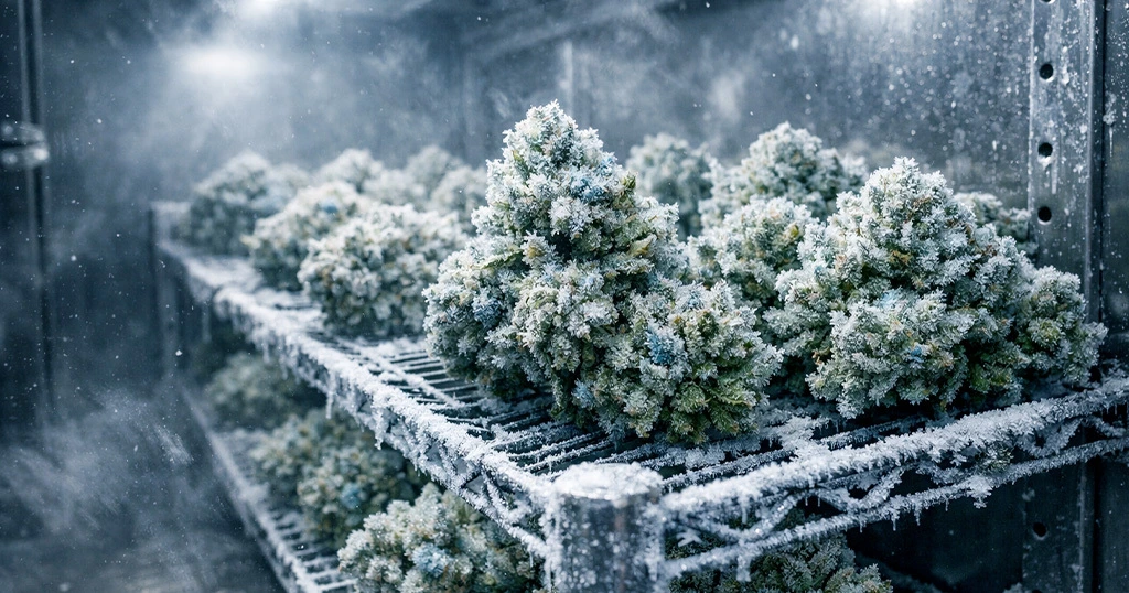 Frozen Hash : texture et aspect d'une résine obtenue à froid