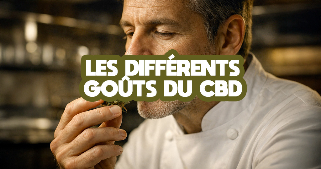 Les différents gouts du CBD