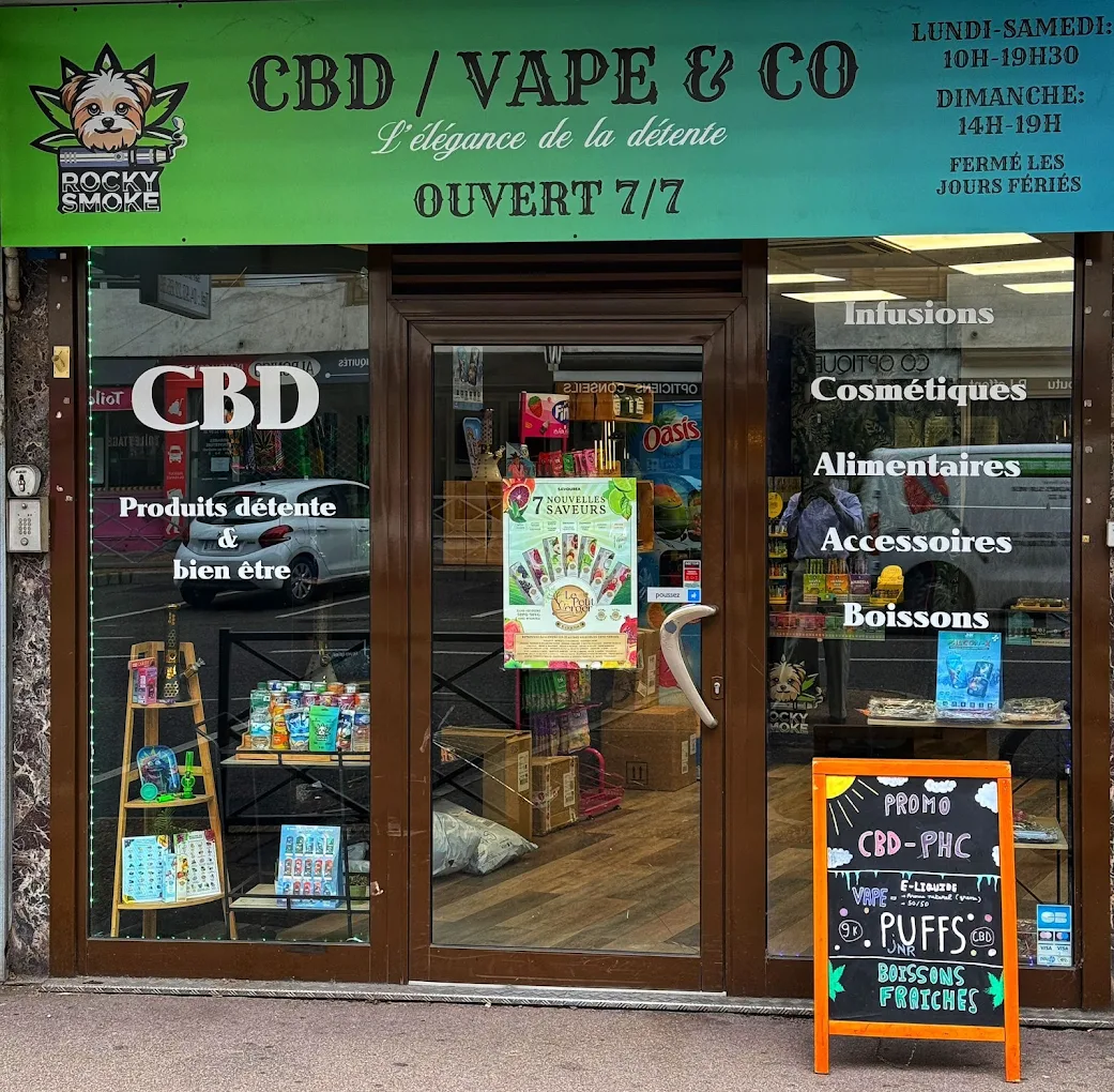 Rocky Smoke CBD Vape Shop Grenoble 5 rue Thiers