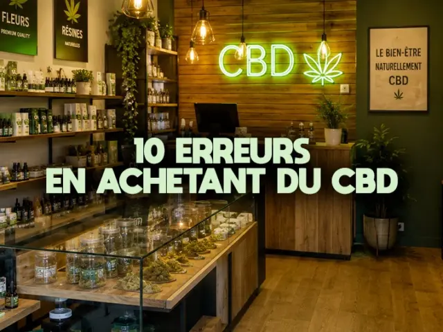 Les 10 erreurs que tout le monde fait en achetant du CBD