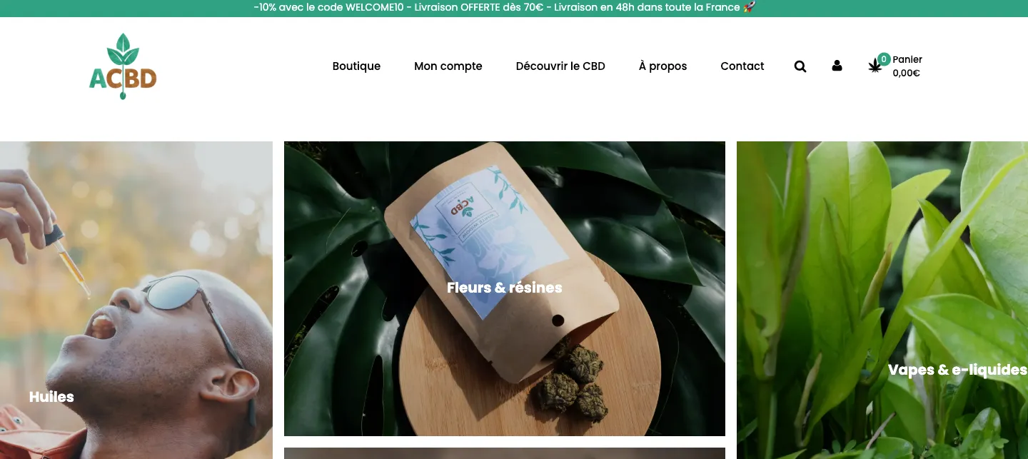 ACBD Shop Chartrons Bordeaux 10 rue Cornac boutique CBD indépendante