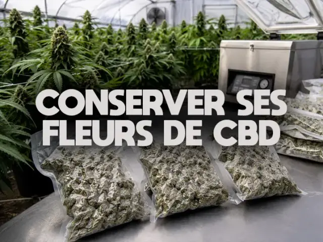 Conserver ses fleurs de CBD