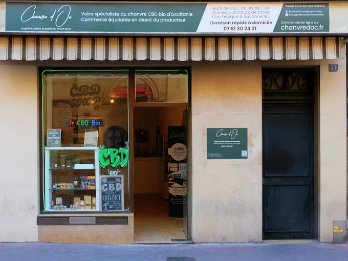 Chanvre d'Oc CBD shop Montpellier rue de Verdun