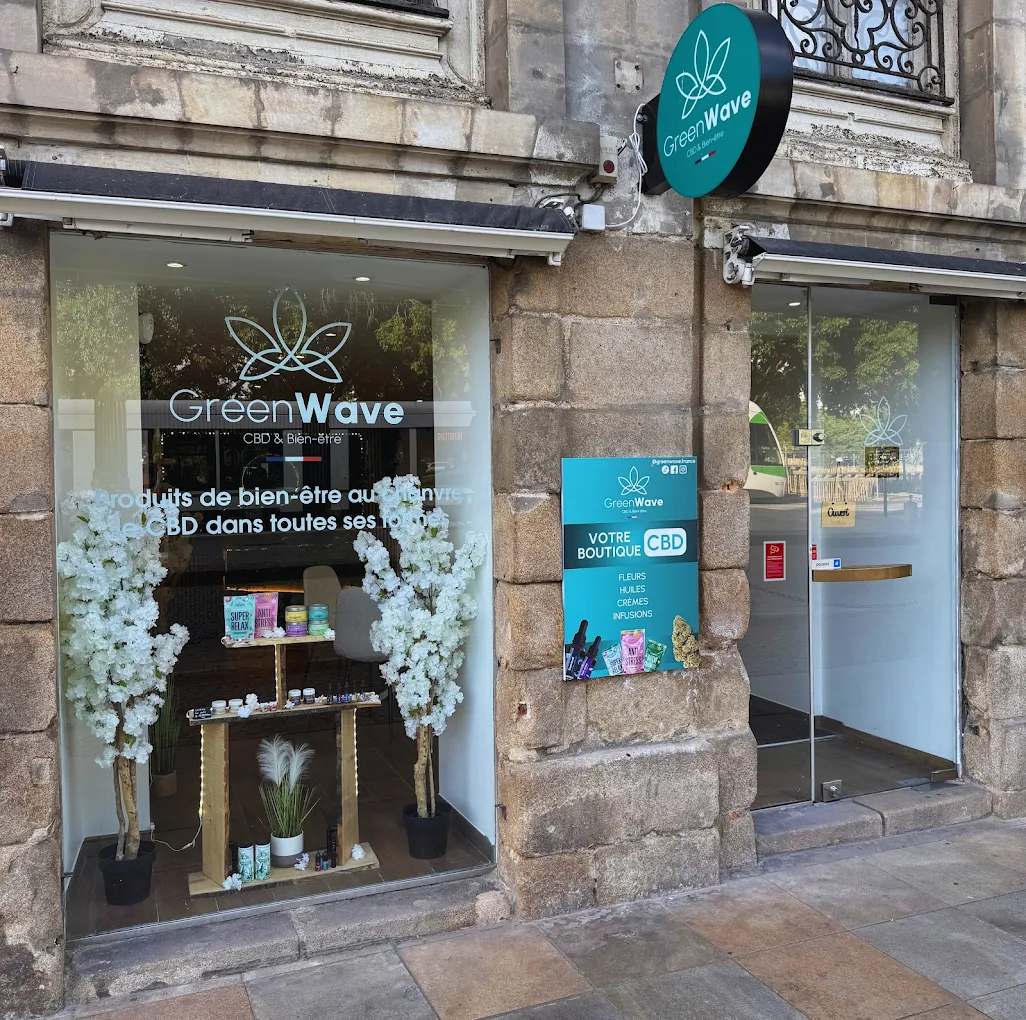 GreenWave, boutique CBD à Nantes, 17 quai de la Fosse
