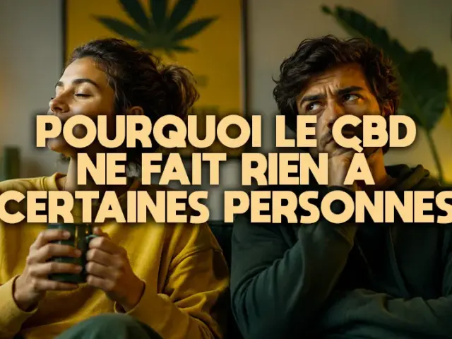 Pourquoi le CBD ne fait rien à certaines personnes : 7 causes